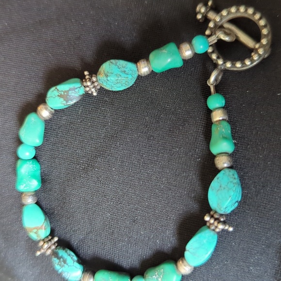 925 Turquoise Braclet - Picture 3 of 4
